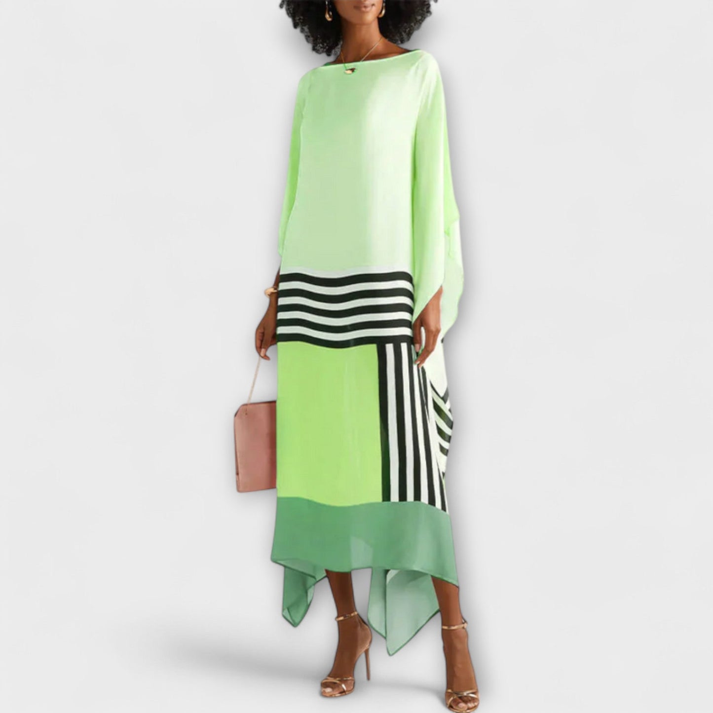 Elenora - Locker cut geometric kaftan