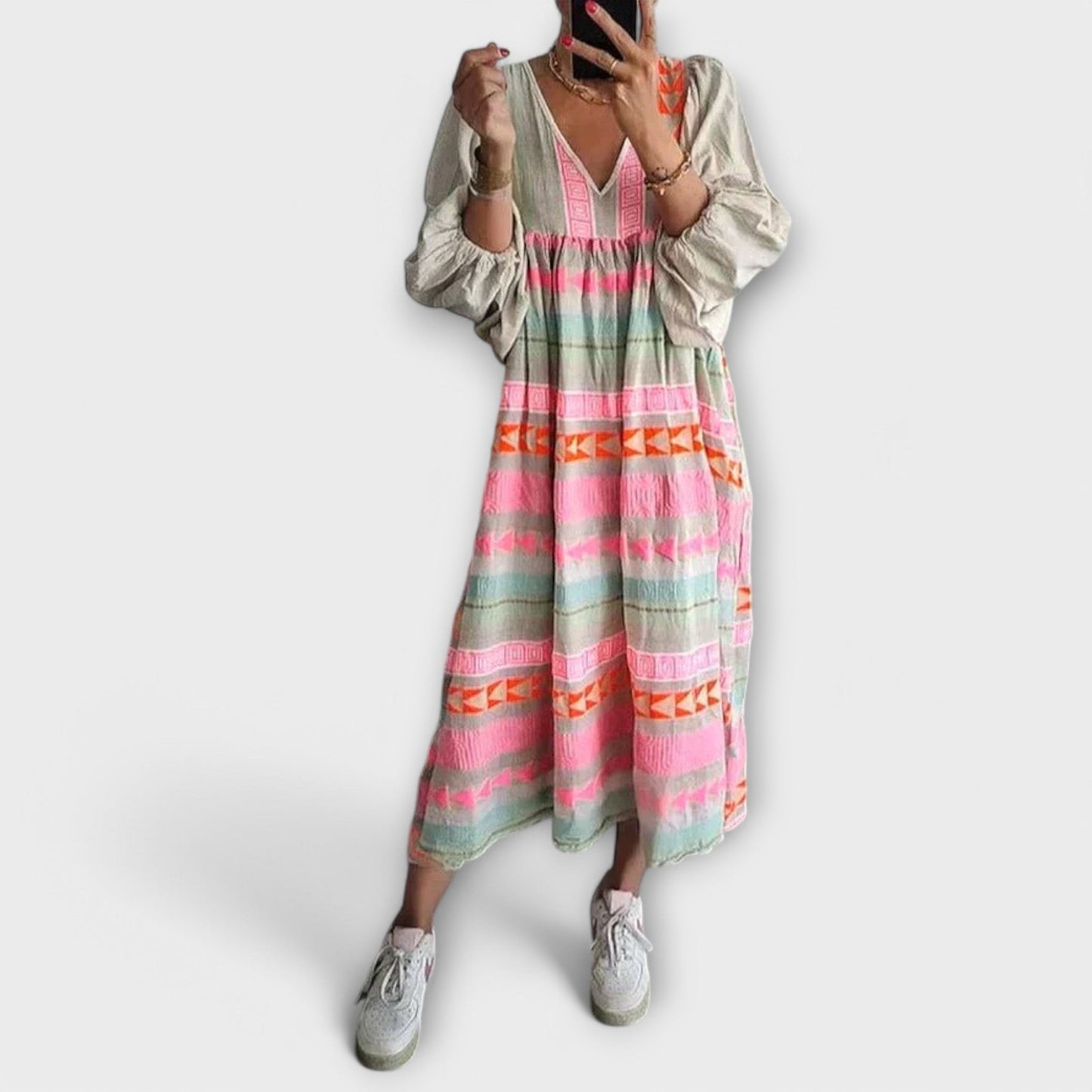 Hermine Vibrant Loose Dress