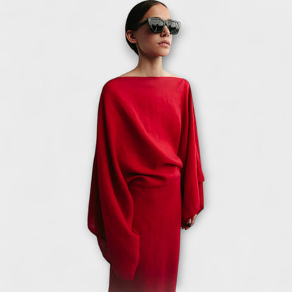 Dana - Kimono Dress Made of Linen and Cotton